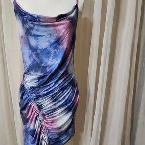 NWT- Bodycon Dress with Side Gathering